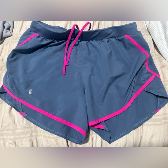 Under armour  Athletic Shorts with Pink Accents - Picture 1 of 2
